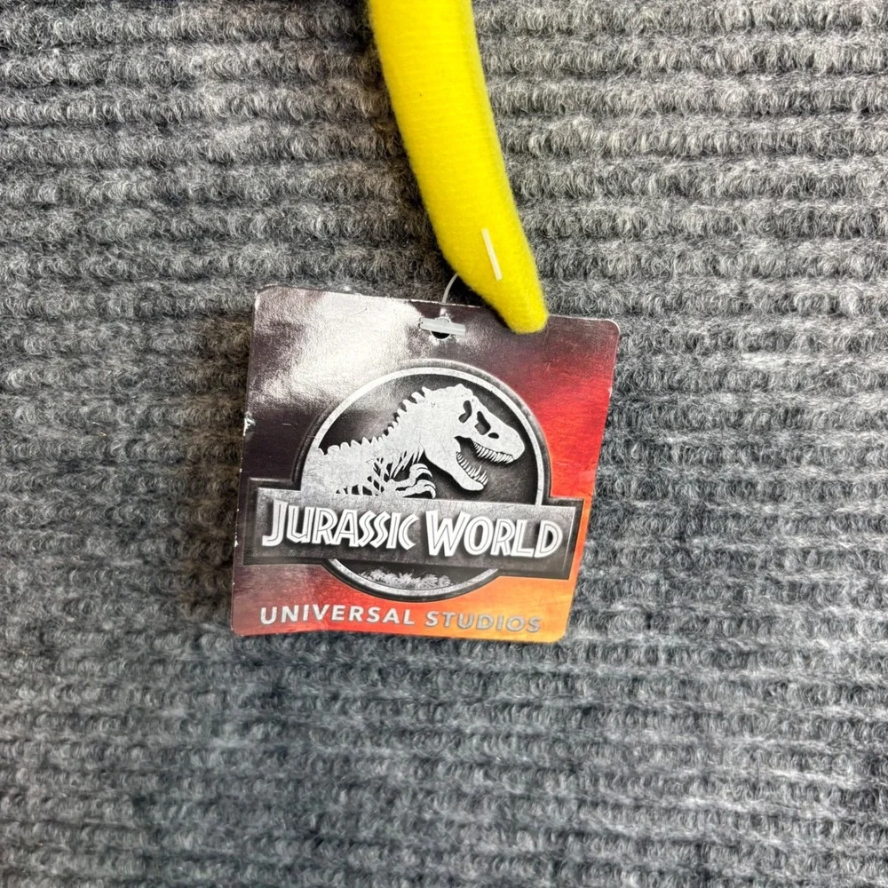 Jurassic World Universal Studios Dinosaur Headband Yellow Plush Triceratops NWT